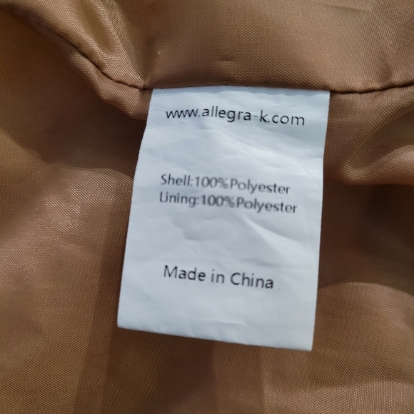 Allegra K women's Brown puffer vest - Medium - Picture 4 of 7